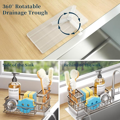 Consuemst Sponge Holder for Kitchen Sink
