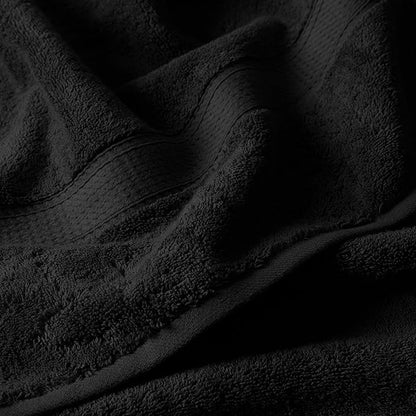 SUPERIOR Solid Egyptian Cotton Towel Set, Washcloths 13” x 13”, Hand Towels 20”