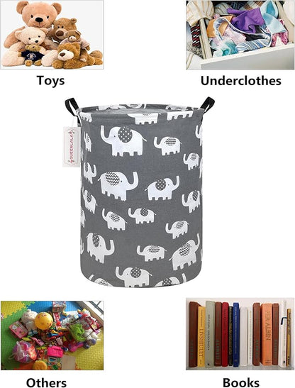 QUEENLALA Large Storage Basket, Laundry Hamper/Bathroom/Home Decor/Collapsible