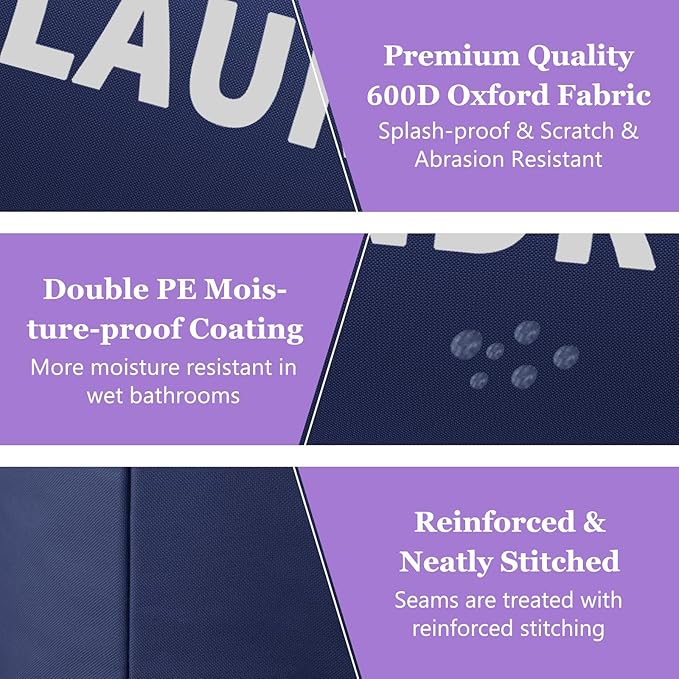 125L Collapsible Laundry Basket