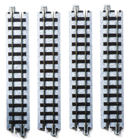KATO Narrow Gauge Unitrack Straight Track 4.9 inches (124 mm), Pack of 4, 52-120 Model Railway Supplies