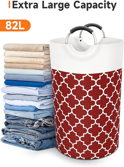 Large Laundry Basket Laundry Hamper Bag Washing Bin Clothes Bag Collapsible Tall