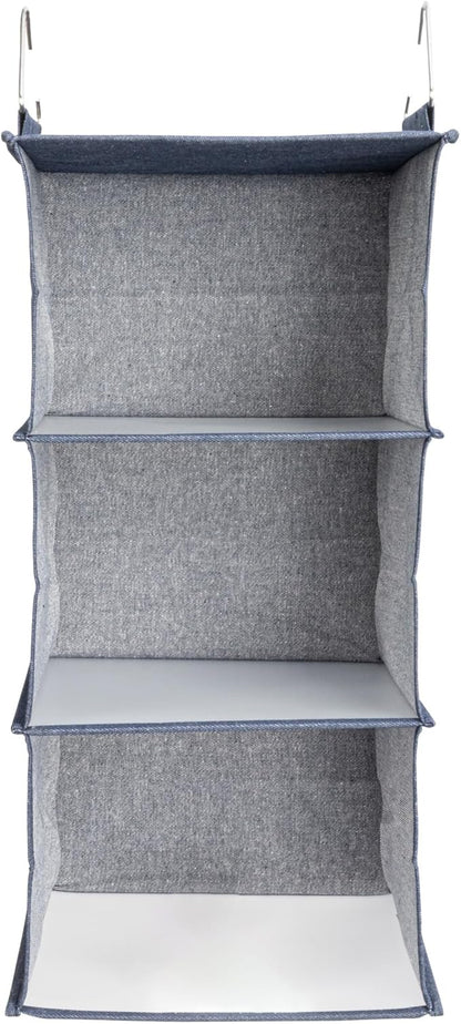 Household Essentials Hanging Cotton Blend Closet Organizer