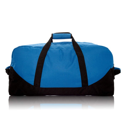 DALIX Big Adventure Large Gym Sports Duffle Bag in Royal Blue-25 inches x 12 inches x 12 inches