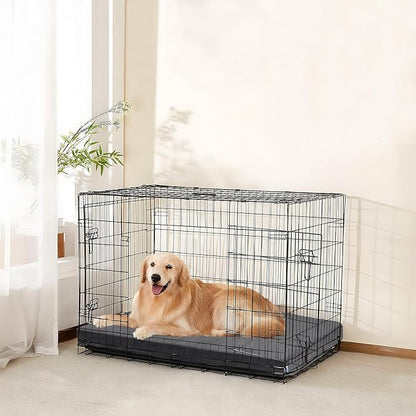 Dog Bed for Medium Dog - Orthopedic Pet Beds with Memory Foam, Waterproof Removable Washable Cover with Non-Slip Bottom, Grey, 30" L x 20" W x 3" H