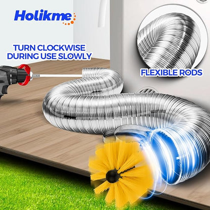 Holikme 30 Feet Dryer Vent Cleaner Kit, Flexible Lint Brush