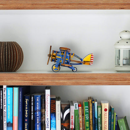 WOODEN.CITY Biplane - 3D Wooden Puzzles for Adults - Aircraft Model Building Kits - Limited Edition