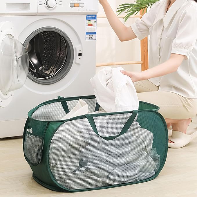 4 Pcs pop up laundry hamper Sturdy Large Capacity collapsible laundry basket
