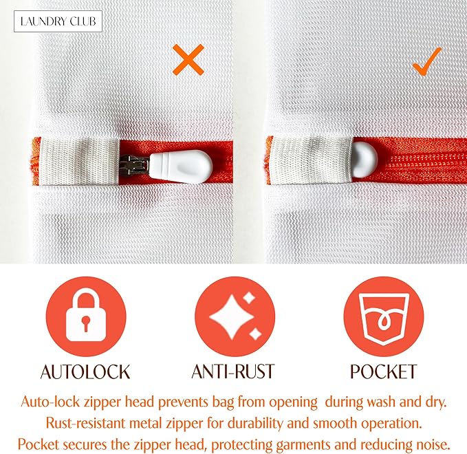 4 Pack Mesh Laundry Bags for Delicates 12inx16in, Dryer Safe, Breathable Fine