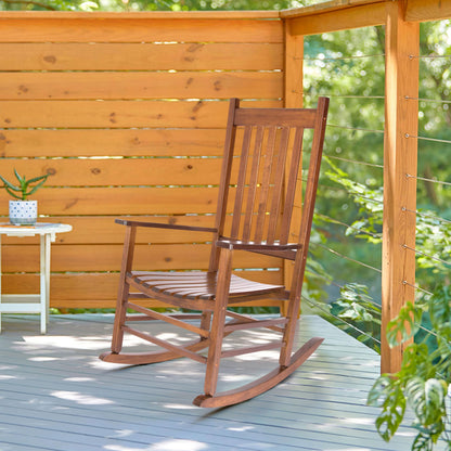 Shine Company Vermont Porch Rocker – Oak