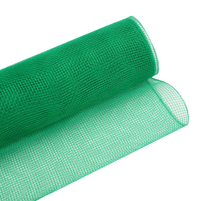 MEEDEE Emerald Green Deco Mesh 10 Inch Rolls Mesh Christmas Ribbon Green Mesh Ribbon for Christmas Tree, Garland, Staircase, Mailbox, Centerpiece, Making Wreath, Decorating and Crafts (30 Feet)