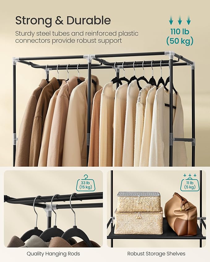 SONGMICS Portable Closet, Wardrobe Closet Organizer