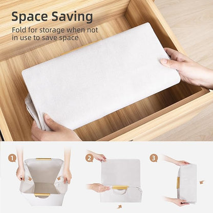STORAGE MANIAC 2-Pack Large Laundry Hamper, 100L Collapsible Laundry Basket
