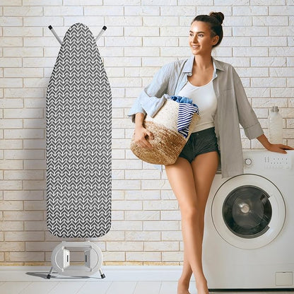 BNDX Ironing Board Cover and Pad 18" x 49" – Scorch-Proof, Tension Fit