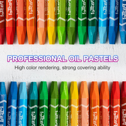 PATIKIL Ultramarine Oil Pastels, 36Pcs Soft Oil Crayons Pastels Stick Vibrant and Creamy Art Supplies Bulk for Artists Beginners Art Painting Drawing Blending Graffiti Gallery