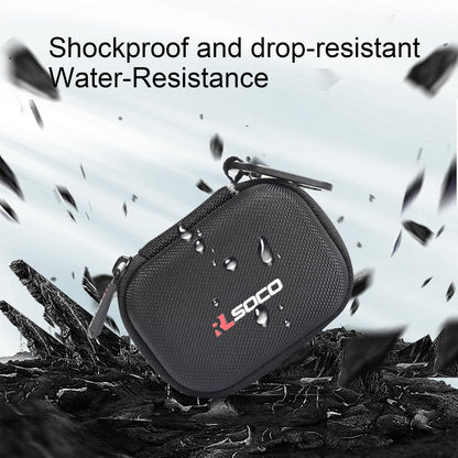 RLSOCO Hard Case for JBL Endurance Peak 3 Dust and Water Proof (IP68) True Wireless Active Earbuds | Storage Pouch with Sturdy Metal Hook | Compact Design with YKK Zipper (Case Only)