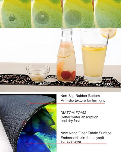 Kitchen Sink Splash Guard Faucet Mat Super Absorbent Fast Drying Mat Sink