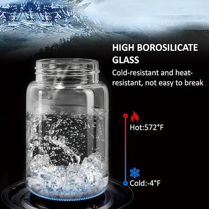 26 oz/850 ml Clear Glass Storage Canister with Airtight Wooden Lid, Small Overnight Oats Containers, Cute Decorative Salad Jar for Snacks Yogurt Spice Sugar Cereal Fruit Coffee Tea