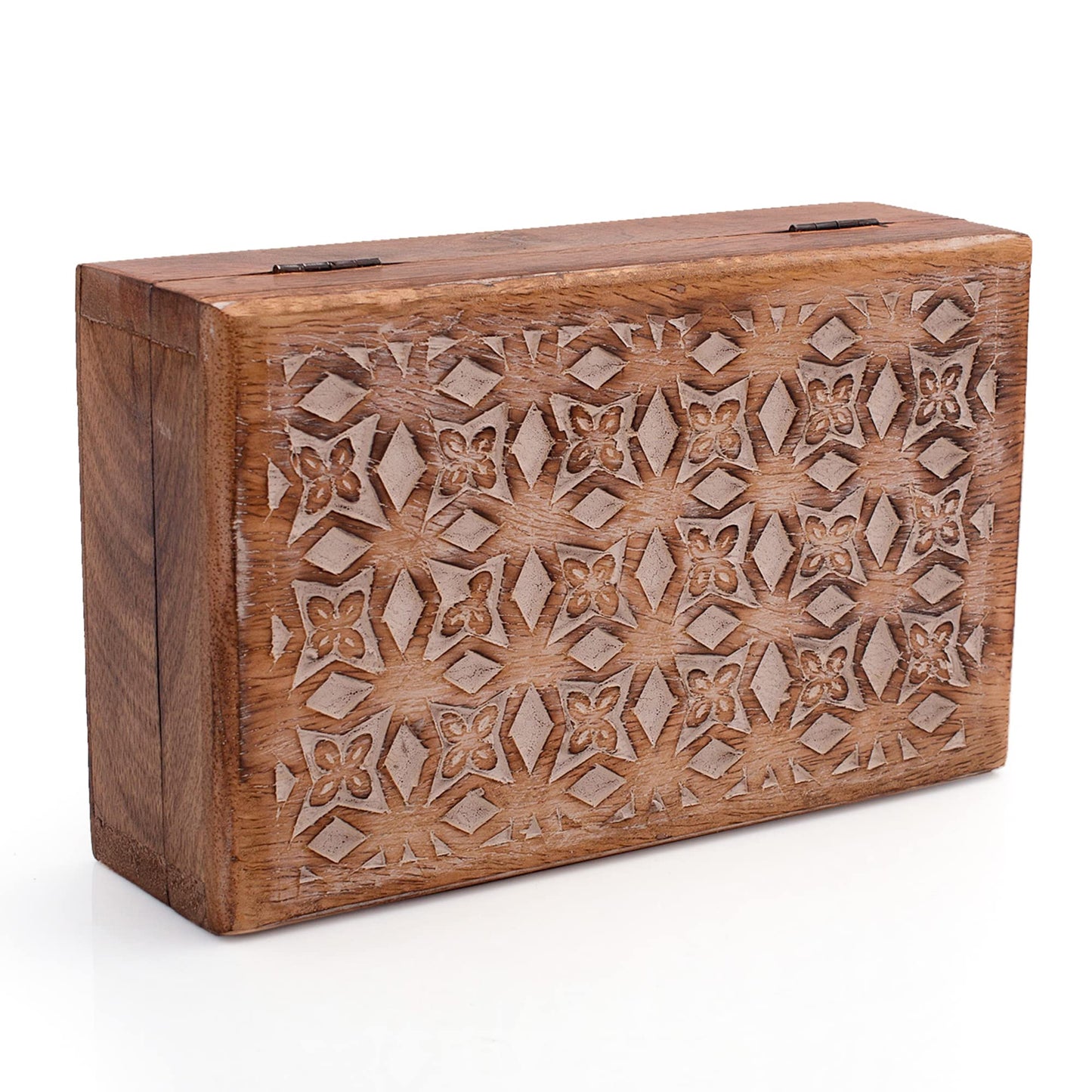 Great Birthday Gift Ideas Handmade Decorative Wooden Jewelry Box Jewelry Organizer Keepsake Box Treasure Chest Trinket Holder Watch Box Storage Box Housewarming Gifts Women