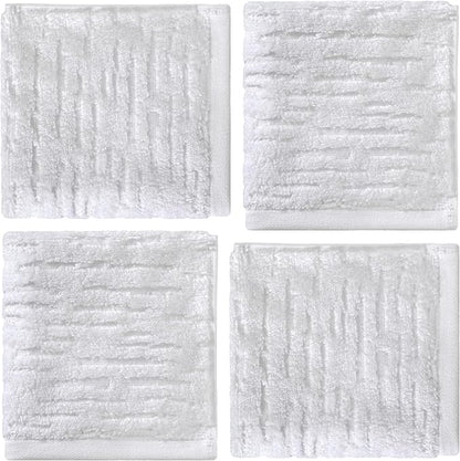 SKL Home CloudSoft Cotton Luxury 4-Piece Washcloth Set