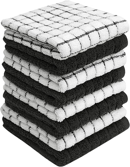 Bumble Dish Cloths | 12" x 12" | 100% Cotton Kitchen Towels | 405 GSM | Soft