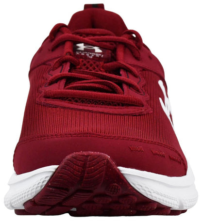Under Armour Mens Charged Assert 10 Cardinal/Cardinal/White 13 Medium