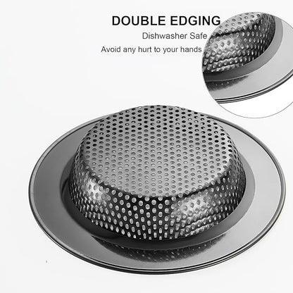 LASSHSWA Kitchen Sink Strainer Stainless Steel, Kitchen Sink Drain Strainer