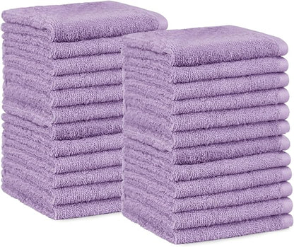 Amazon Basics Highly Absorbent, Fast Drying 100% Cotton Washcloths