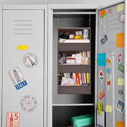 GRANNY SAYS 3 Shelf Hanging Closet Organizers and Storage, Collapsible Closet