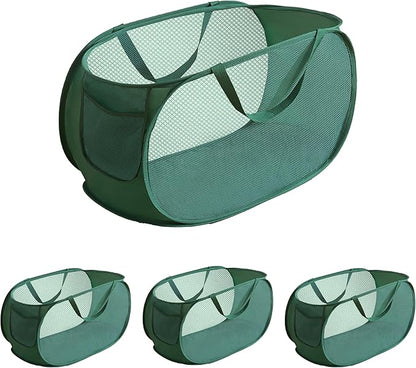 4 Pcs pop up laundry hamper Sturdy Large Capacity collapsible laundry basket
