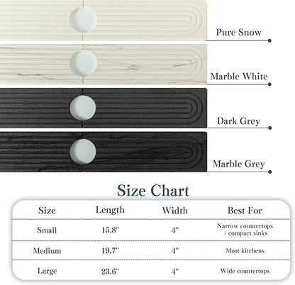 Stone Faucet Mat for Kitchen Sink, Quick Drying Mats, Water Absorbing Guard &
