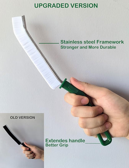 New Crevice Cleaning Brush, Hard-Bristled Washing Brush, Corner Edge Cleaning
