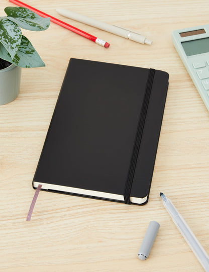 Moleskine Classic Notebook, Large, Ruled, Black, Hard Cover (5 x 8.25)