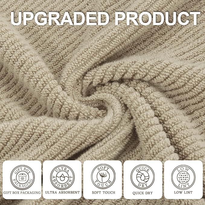 VOOVA & MOVAS Dark Beige Towels