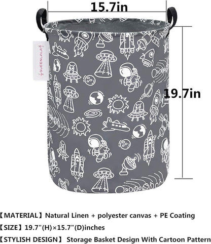 QUEENLALA Large Storage Basket, Laundry Hamper/Bathroom/Home Decor/Collapsible