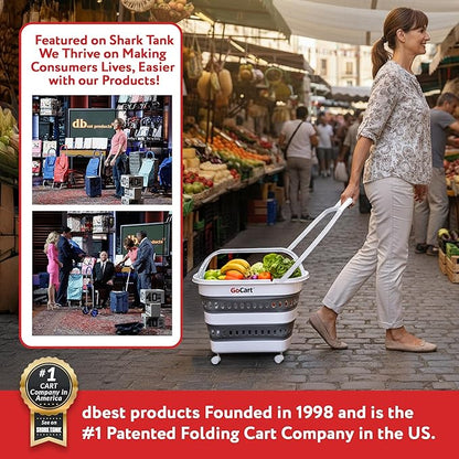 dbest Products Gocart Foldable Shopping Cart