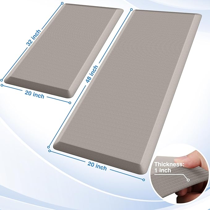 StepRite Kitchen Mats, Cushioned Anti Fatigue Kitchen Mats