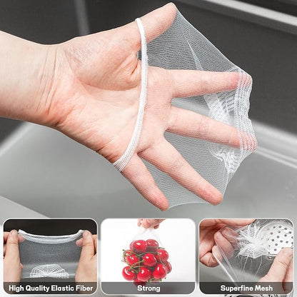 600 PCS Disposable Mesh Sink Strainer Bags Kitchen Sink Strainer Mesh Bags Anti