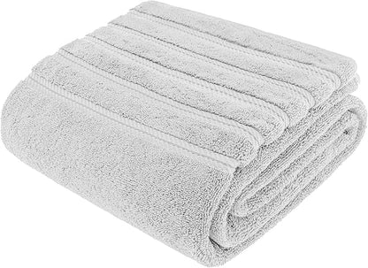American Soft Linen 35x70 Jumbo Large Bath Towel, 600 GSM 100% Cotton Turkish