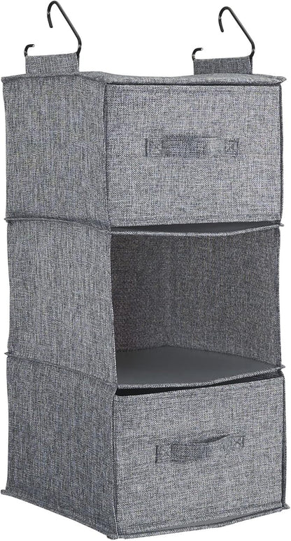 Household Essentials 3 Shelf Hanging Closet Organizer, Hanging Shelf