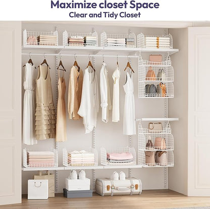 SWTYMIKI Hanging Closet Organizer Storage