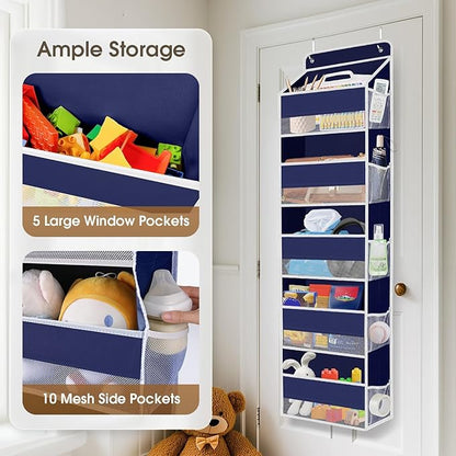 1 Pack Over The Door Organizer, Hanging Storage Organizer