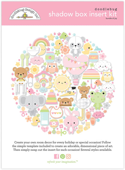 Doodlebug Design DOODLEBUG Shadow Box Bundle Joy