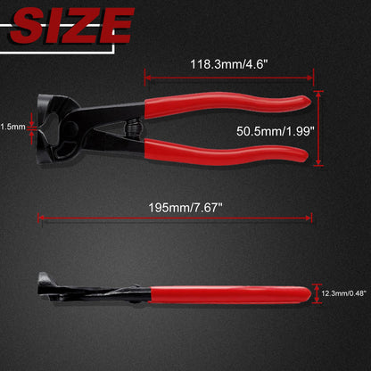 SPEEDWOX Tile Nippers for Ceramic Tiles 8 Inches Mosaic Cutter Pliers Tile Nippers Mosaic Tools Nipper Cutting Tools Glass Cutter Ceramic Tile Cutter for Porcelain Glass Mirror