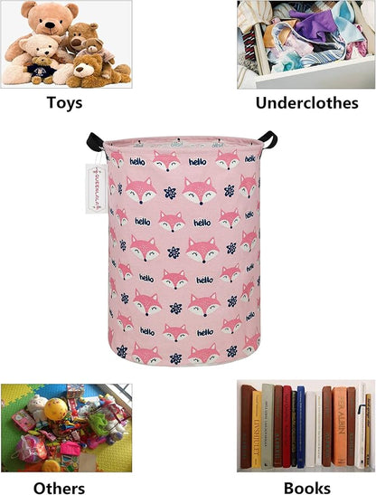 QUEENLALA Large Storage Basket, Laundry Hamper/Bathroom/Home Decor/Collapsible