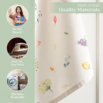 Maison d' Hermine Kitchen Towels Set of 3 100% Cotton 27.50" x 20" Reusable