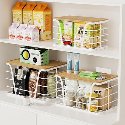 3 Pack Trash Bag Holder Dispenser, Kitchen Organization and Storage, Stackable