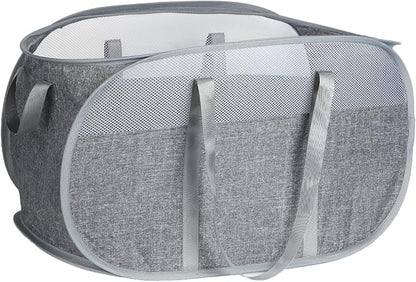 100L Collapsible Laundry Baskets, Tear Proof Pop Up Laundry Hamper