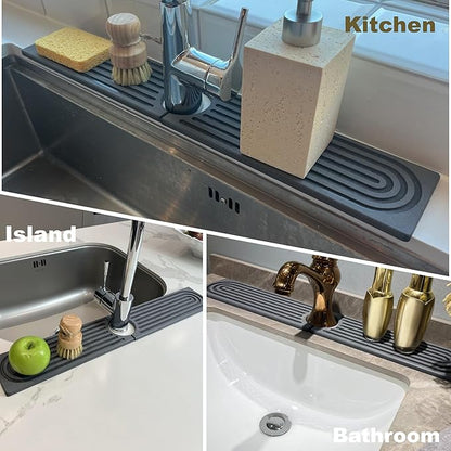 Faucet Mat for Kitchen Sink, Stone Drying Mat for Kitchen Counter, Stone Mat