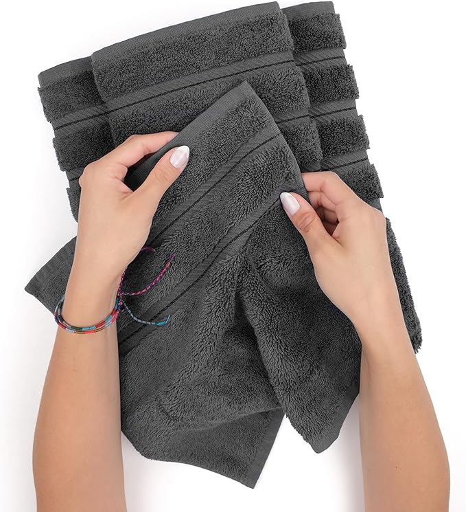 American Soft Linen 35x70 Jumbo Large Bath Towel, 600 GSM 100% Cotton Turkish